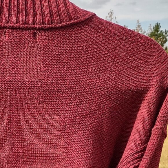 Eddie Bauer Burgundy Women's Sweater Size M - Picture 8 of 10